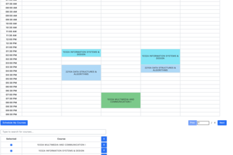CourseScheduler