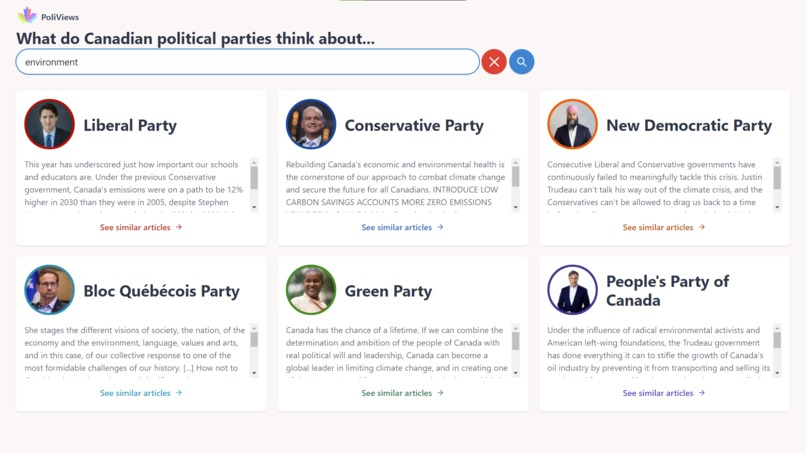 PoliViews – screenshot 1