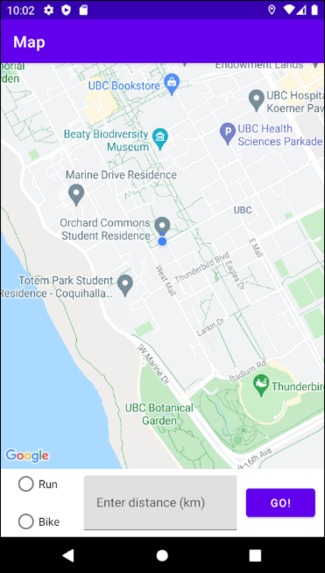 MapMyJog – screenshot 2