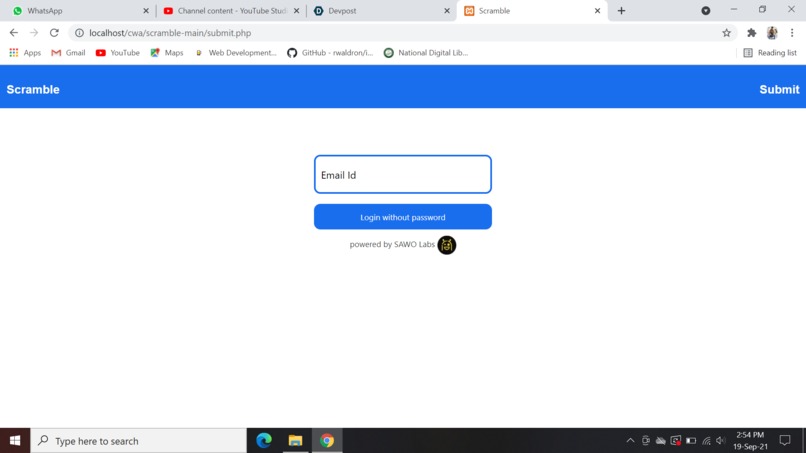 Scramble – screenshot 1