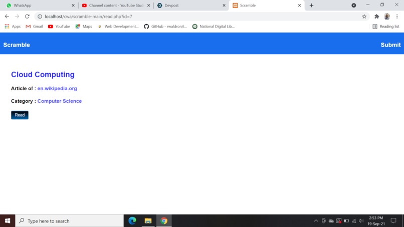 Scramble – screenshot 2