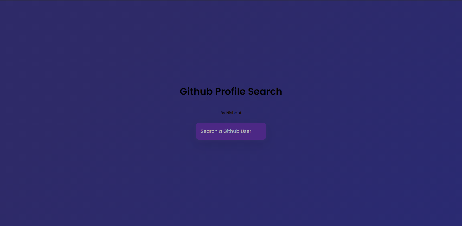 Github Profile Search | Devpost