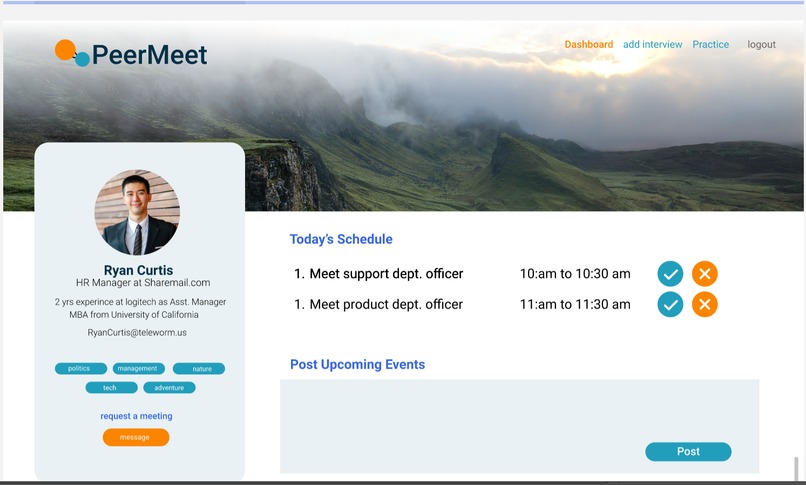 PeerMeet – screenshot 3
