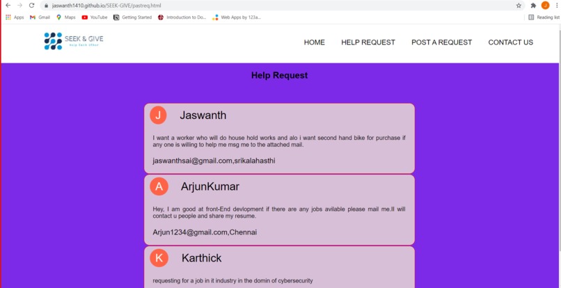 SEEK & GIVE – screenshot 3