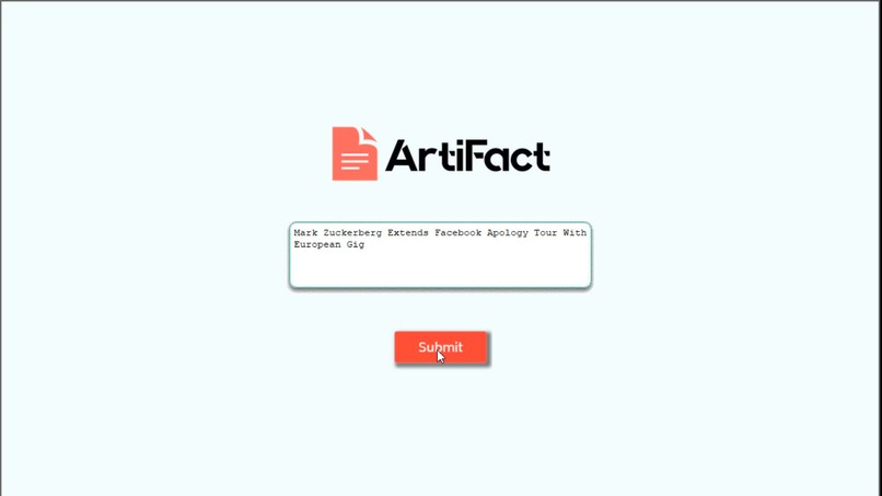 ArtiFact – screenshot 1