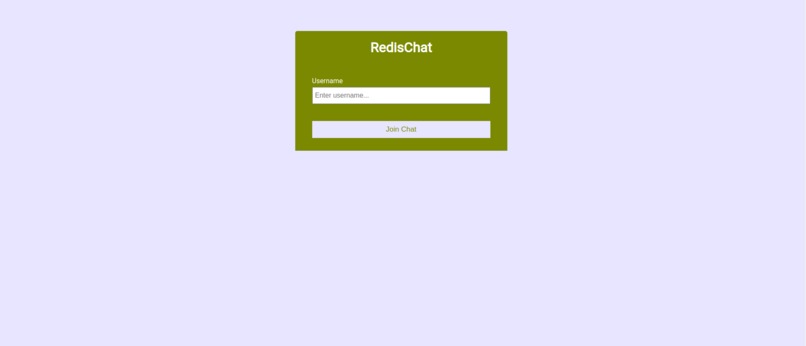 RedisChat – screenshot 2