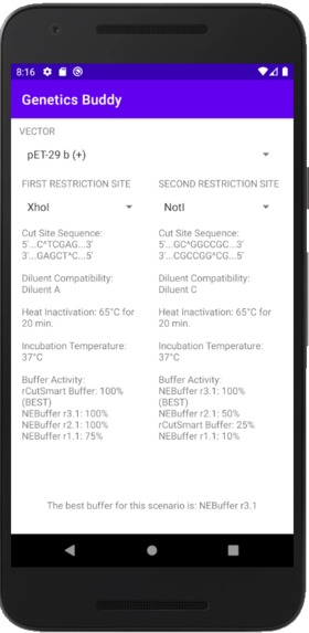 Genetics Buddy – screenshot 2