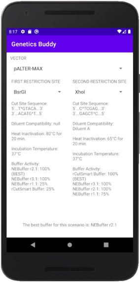 Genetics Buddy – screenshot 3
