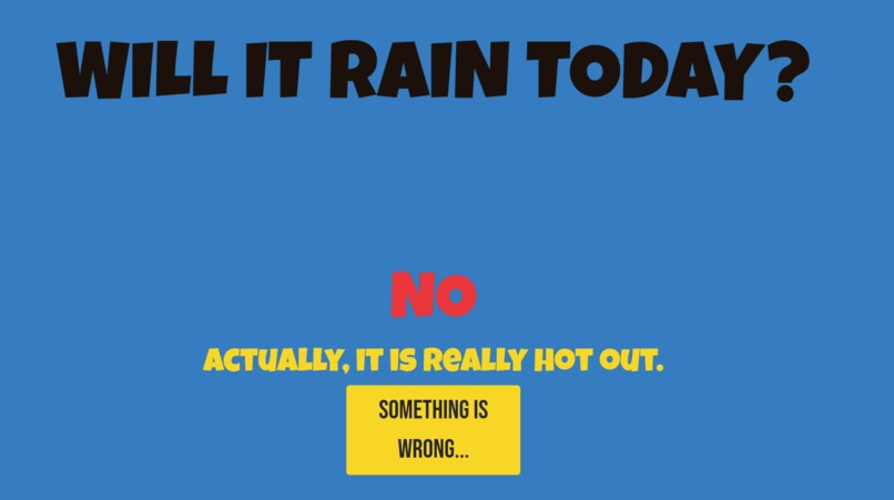 Will It Rain Today? – screenshot 1