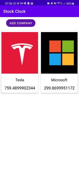 StockClock – screenshot 1