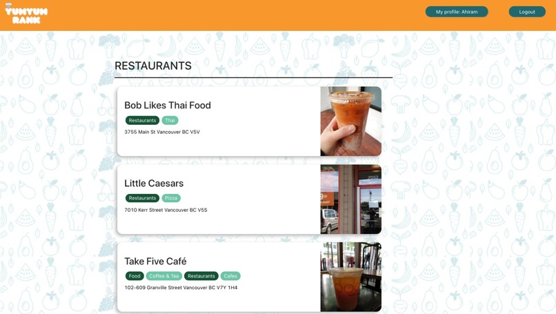 YumYumRank – screenshot 4
