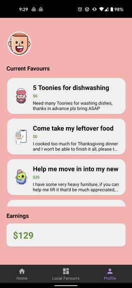 Favourr – screenshot 5