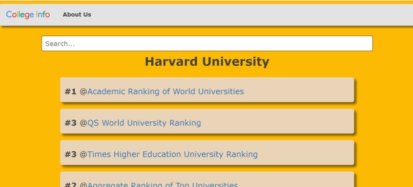 College Info – screenshot 3