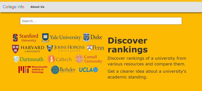 College Info – screenshot 1