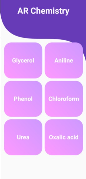 AR Chemistry Learning Application – screenshot 1
