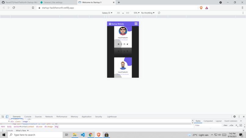 Startup Website 2021 – screenshot 2