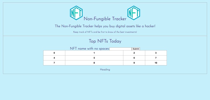 Non-Fungible Tracker – screenshot 2