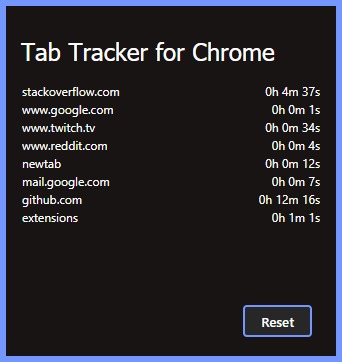 Tab Tracker – screenshot 2