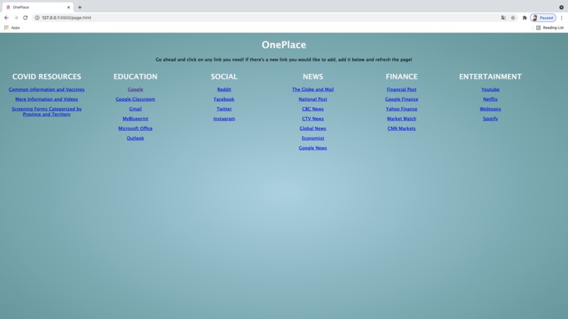 OnePlace – screenshot 2