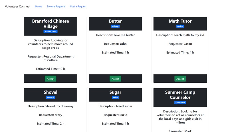 Volunteer Connect – screenshot 2