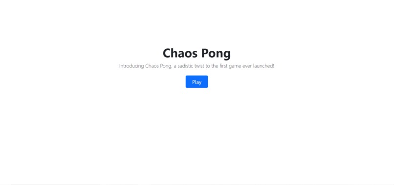 Chaos Pong – screenshot 1
