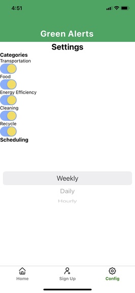 Green Alerts  – screenshot 1
