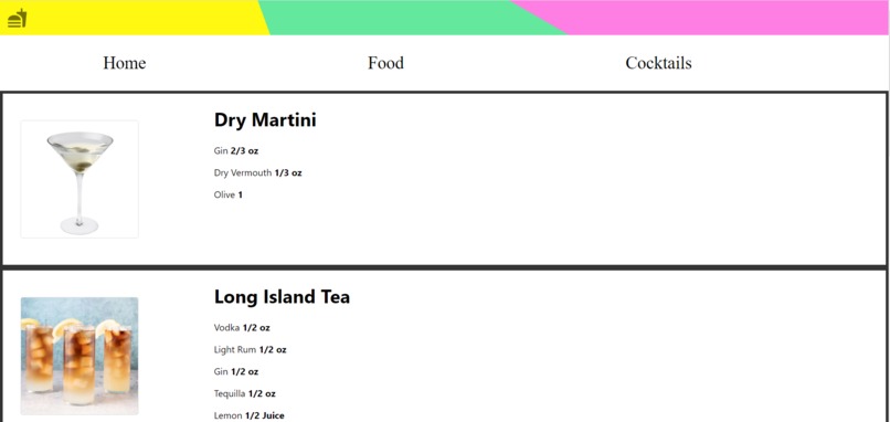 Food and Cocktails – screenshot 1