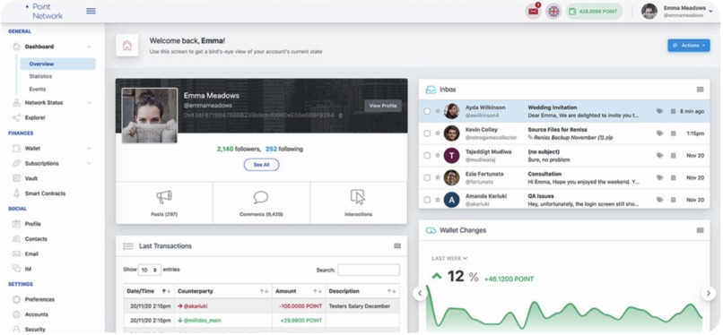 Point Network – screenshot 1