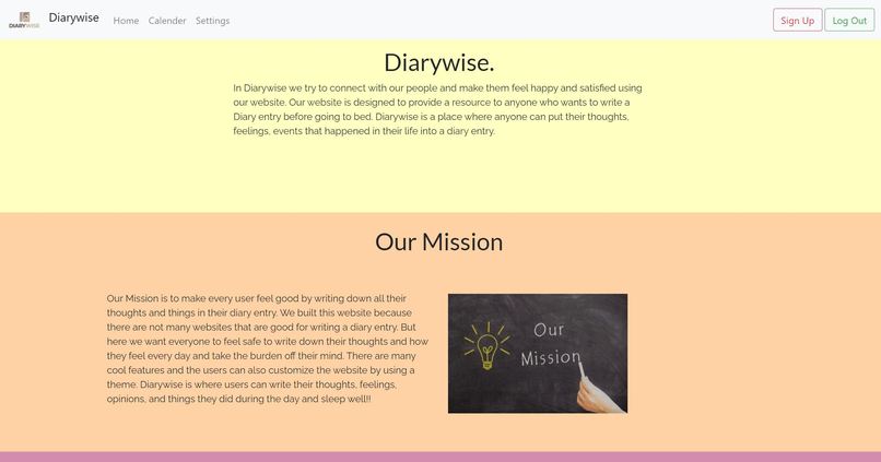 Diarywise – screenshot 2