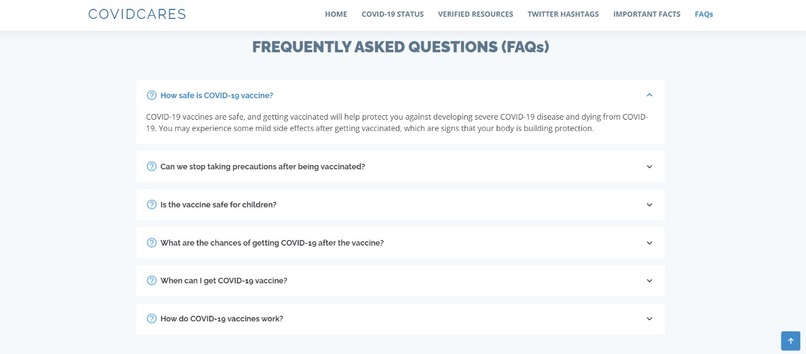 COVIDCARES – screenshot 10