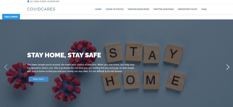 COVIDCARES – screenshot 3