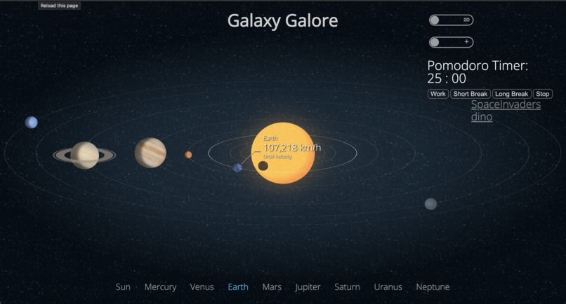 Galaxy Galore – screenshot 1