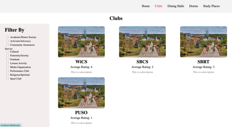 RateMySBU – screenshot 2