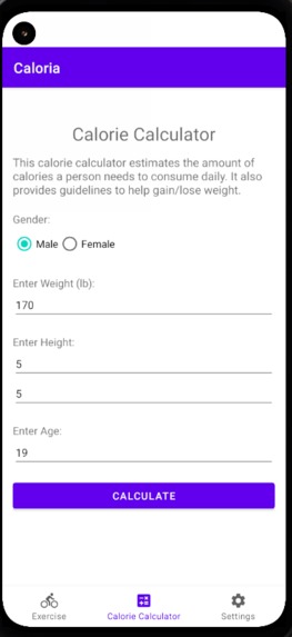 Caloria – screenshot 4