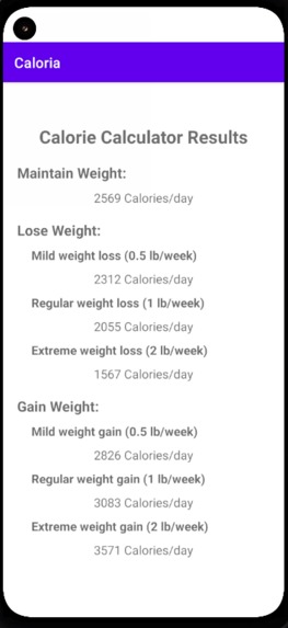 Caloria – screenshot 5