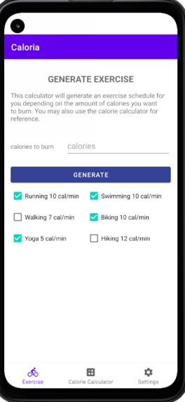 Caloria – screenshot 2