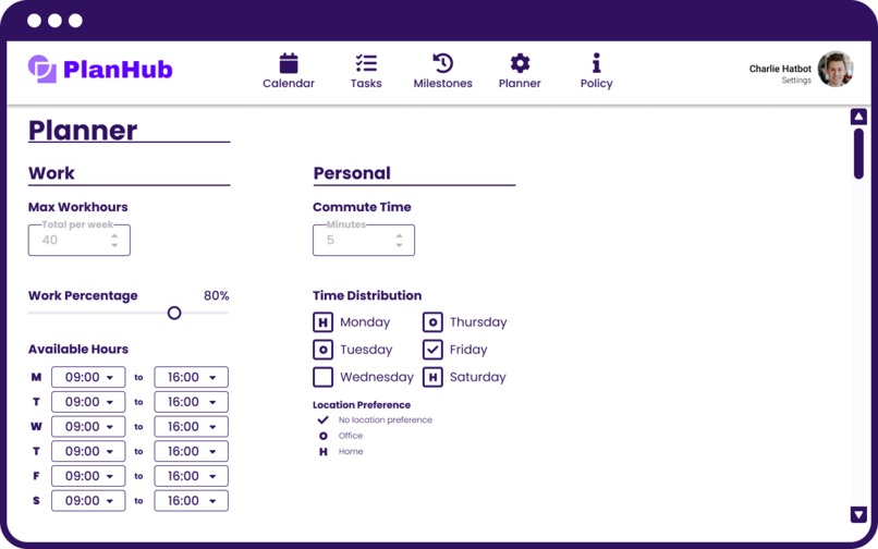 Planhub – screenshot 2