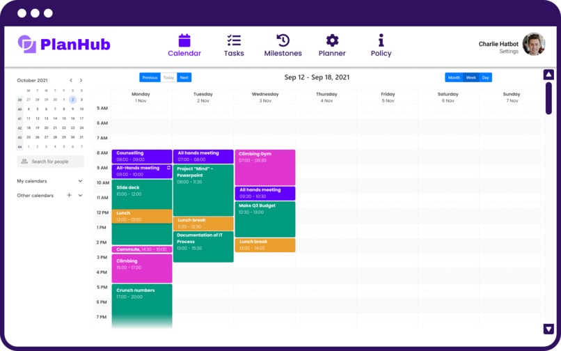 Planhub – screenshot 1