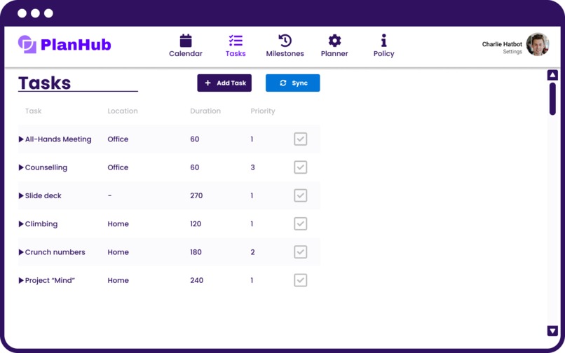 Planhub – screenshot 3
