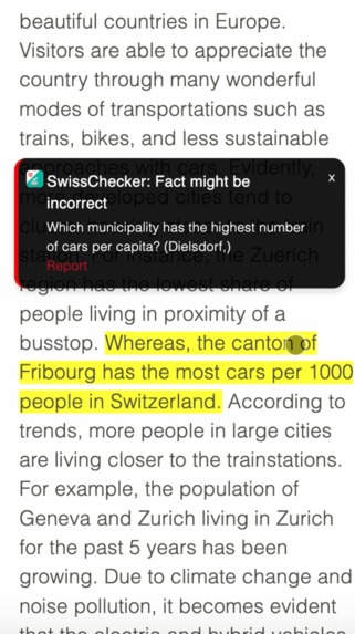 SwissChecker – screenshot 5