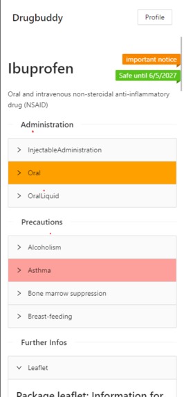 Drugbuddy – screenshot 1