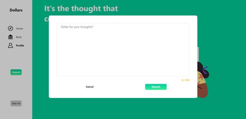 Dollar for Thoughts – screenshot 3