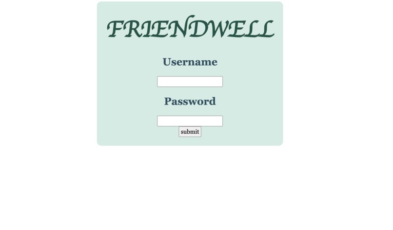 Friendwell – screenshot 1