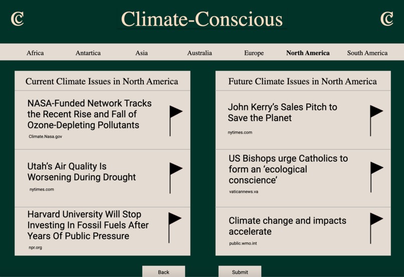 Climate Conscious – screenshot 2