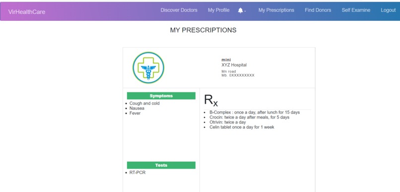 VirHealthCare – screenshot 10