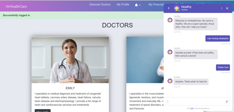 VirHealthCare – screenshot 18