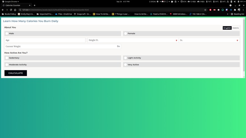 The Health Checker App – screenshot 3