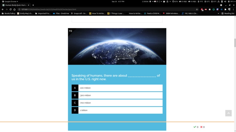 The Health Checker App – screenshot 5
