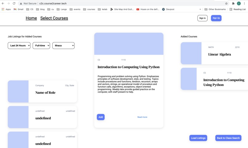 Course2Career – screenshot 7