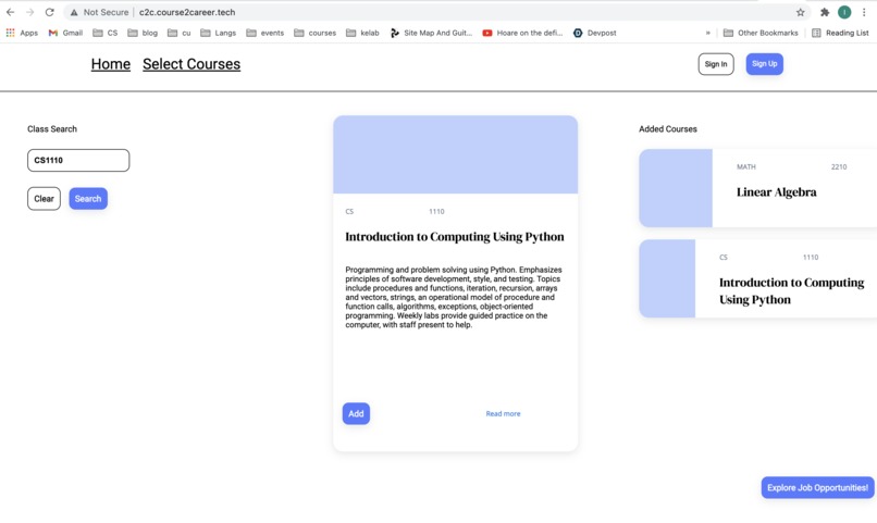 Course2Career – screenshot 6